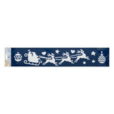Sablon banner de Craciun, 60 x 12 cm | Atmosphera