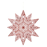 Stea decorativa maxi, rosie, 48 cm | Atmosphera
