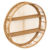 Decoratiune de perete, rar perete bambus inacio 70 x 70 cm - Atmosphera