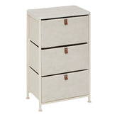 Mobilier depozitare, 3 drawers chest beige tissa - Five