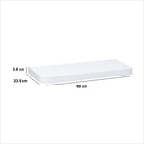 Polita rotunjita 60 cm alb fixy - Five