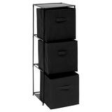 Mobilier depozitare, lot etajera cu 3 cutii mix el - Five