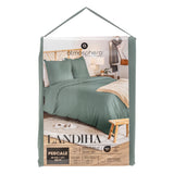 Set lenjerie percale uni ti260x240 - Atmosphera