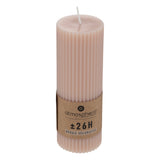 Lumanare rotunda "Demi" - Roz, 230 g - Atmosphera