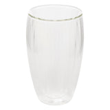 Set cani m sticla transparenta strie 35 cl - Secret de Gourmet