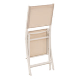 Set de 4 scaune de gradina pliabile Essentia din lut - Hesperide