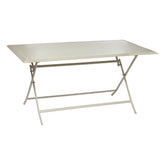Masa de gradina pliabila patrata Azua, culoare argila, 6 locuri, fabricata din aluminiu acoperit cu epoxid - Hesperide