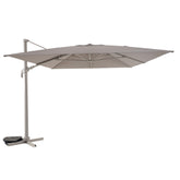 Parasol patrat deplasat inclinabil MELHIA In / Argila