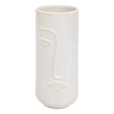 Vaza ceramica reac flo alb sol H25 cm - Atmosphera