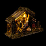 Nasterea Domnului LED, 7 figurine, 20 x 13 cm | Atmosphera