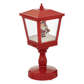 Felinar decorativ 4 LED, rosu, H 31 cm | Atmosphera