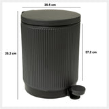 Cos gunoi inchidere moale ardoise 5 l onix - Five