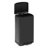 Cos gunoi metal 20 l negru ariane - Five