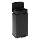 Cos gunoi metal 20 l negru ariane - Five