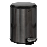 Cos gunoi metal 6 l carbune delta - Five