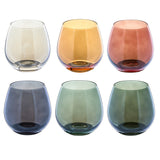 Pahar jos Lucia set 6 buc 45 cl sticla multicolora