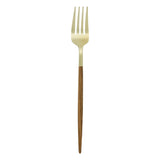 Tacam, cutlery set 24 piese ida lemn/auriu - Secret de Gourmet