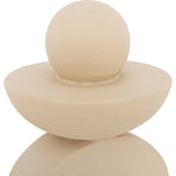 Deco obiect ceramic orbisc H18 cm - Atmosphera