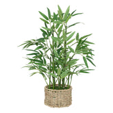 Floare decorativa, bambus artif cu ghiveci natur ly H46 cm - Atmosphera