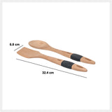 Ustensile lemn fag cu sili set 2 buc - Five