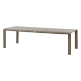 Masa de gradina Domilly pentru 10 persoane, culoare cafea, de la Hesperide, L. 259,5 x l. 75 x I. 100 cm