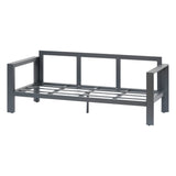 Set de canapele de gradina Evasion pentru 5 persoane, gri grafit, de la Hesperide