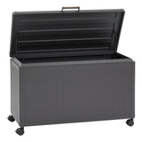 Lada de depozitare Edenio graphite S, 130 x 60,4 x 78 cm, din aluminiu - Hesperide