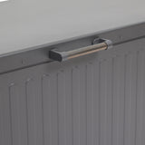 Lada de depozitare Edenio graphite S, 130 x 60,4 x 78 cm, din aluminiu - Hesperide