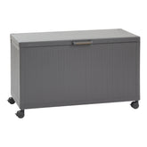 Lada de depozitare Edenio graphite S, 130 x 60,4 x 78 cm, din aluminiu - Hesperide