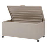 Lada de depozitare Edenio din lut, 182,2 x 78 x 89,4 cm, aluminiu - Hesperide