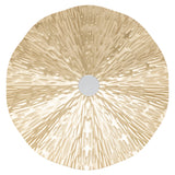 Decoratiune de perete, deco perete metal leslie auriu set 3 buc - Atmosphera