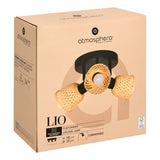 Corp de iluminat, lio natur bambus tavan lampa set 3 D25 cm - Atmosphera
