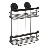 Servitor cu ventuze negru set 2 nivele venterra - Five