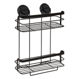 Servitor cu ventuze negru set 2 nivele venterra - Five