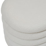 Mobilier interior, banca cufar giulia alb boucle - Atmosphera