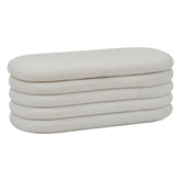 Mobilier interior, banca cufar giulia alb boucle - Atmosphera