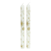 Set 2 lumanari baston cu stele, albe, 144 g | Atmosphera
