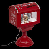 Cutie postala luminoasa 4 LED, rosie, H 41 cm | Feeric
