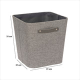 Cutie depozitare 31 x 31 cm gri roundy - Five