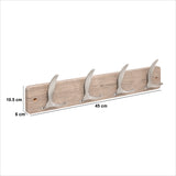 Organizator casa, hook lemn/metal 4h grey/si aly - Five