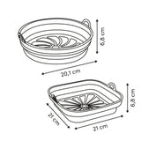 Silicone airfryer basket asortat - Five