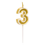 Birthday lumanare n3 H8.5 cm - Five
