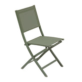 Set de 4 scaune de gradina pliabile Essentia verde laur - Hesperide