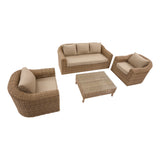 Mobilier gradina, moorea sofa set 5s savana - Hesperide
