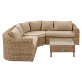 Mobilier gradina, moorea corner sofa set 5s sava - Hesperide