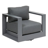 Sezlong pivotant de gradina ALLURE Gri/Grafit - Hesperide