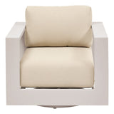 Scaun de gradina rotativ ALLURE Bej / Ovaz - Hesperide