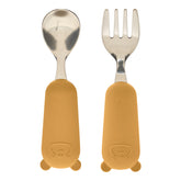 Decoratiune copii, cutlery set spoo fork ocre - Atmosphera For Kids