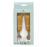Decoratiune copii, cutlery set spoo fork ocre - Atmosphera For Kids