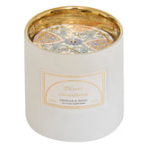 Lumanare parfumata "Lucia" - Vanilie - Mosc, Alb, 250 g - Atmosphera